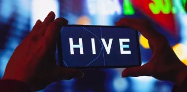 HIVE logo on screen