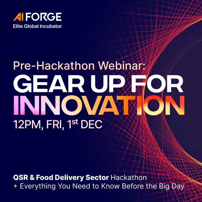 AI Forge Pre-Hackathon Webinar on December 1