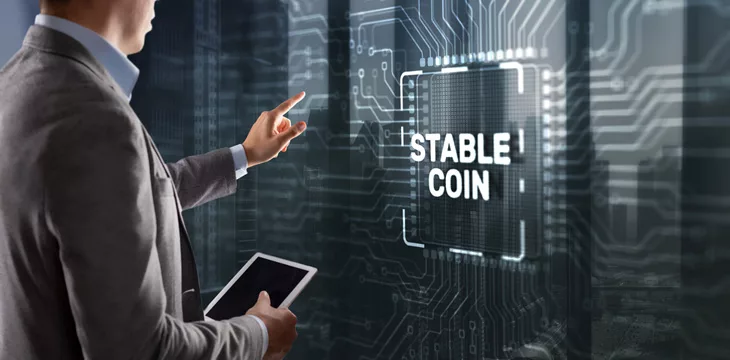 Stablecoins Cryptocurrency concept