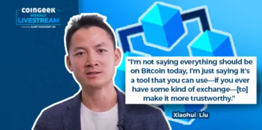 Tokens on Bitcoin? Xiaohui Liu joins the CoinGeek Weekly Livestream