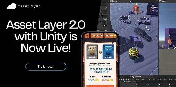 Asset layer 2.0 with Unity announcement