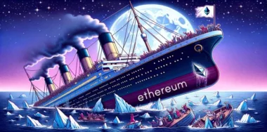 Ethereum as Titanic ship concept
