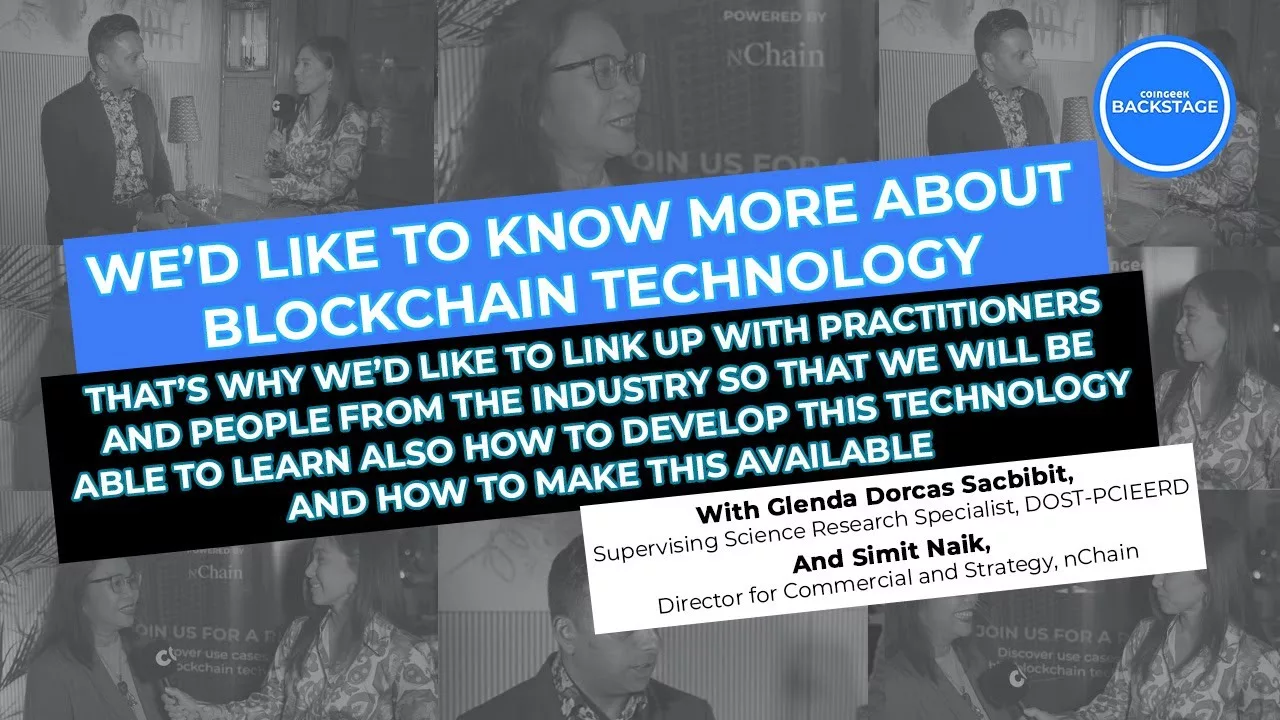 Glenda Sacbibit, Simit Naik on CoinGeek Backstage: Upskilling Filipino workers on blockchain tech, Web3