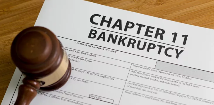 Chapter 11 Bankruptcy image concept