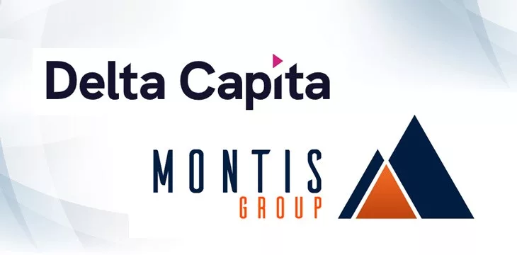 Delta Capita and Montis group logo with white background