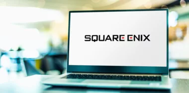 Square Enix logo displayed on laptop screen