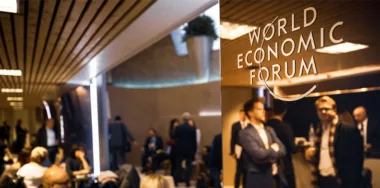 Working moments during World Economic Forum Annual Meeting