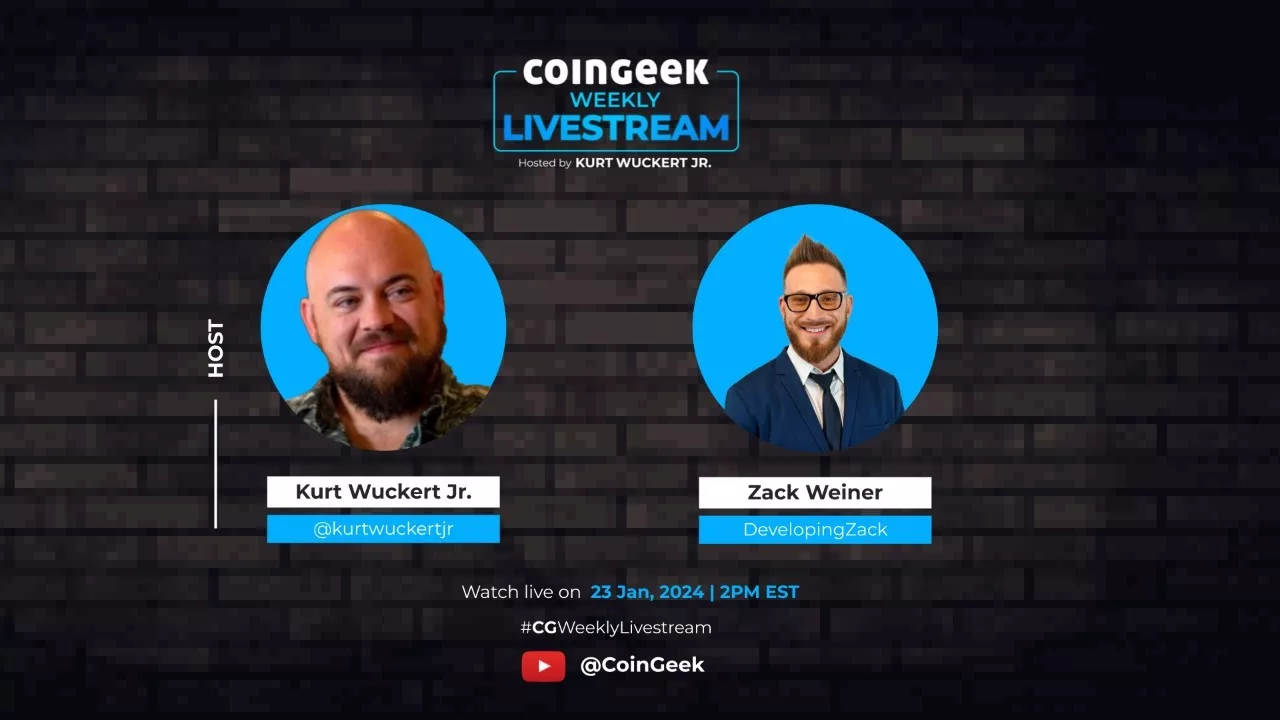 Zack Weiner on CoinGeek Weekly Livestream: JPEGs on Bitcoin are a gateway drug