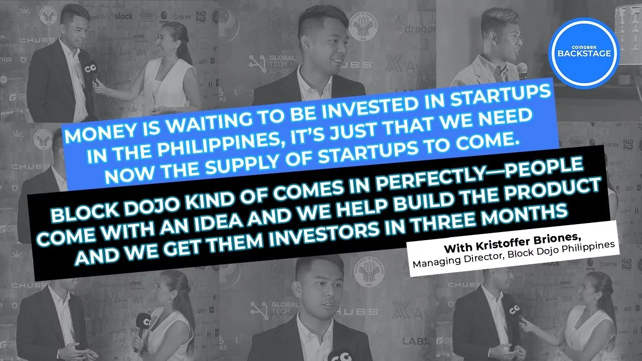 Block Dojo PH’s Kristoffer Briones: The Philippines is in very good spot now for startups