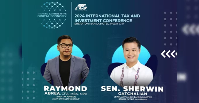 2024 International Tax and Investment Conference with Sherwin Gatchalian and Mon Abrea