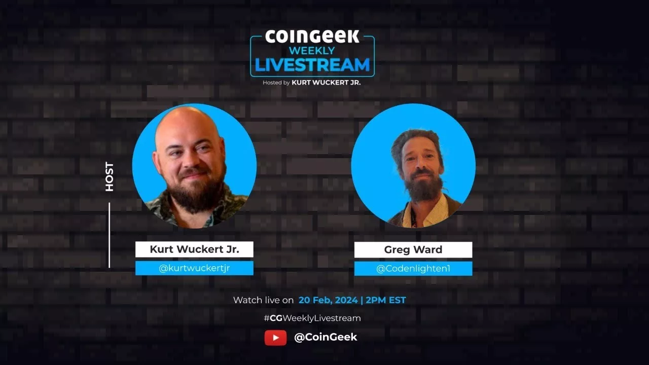 Greg Ward on CoinGeek Weekly Livestream: Blockchain’s environmental impact, immutable logs, micropayments