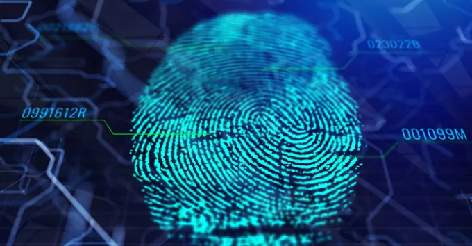 Digital fingerprint background