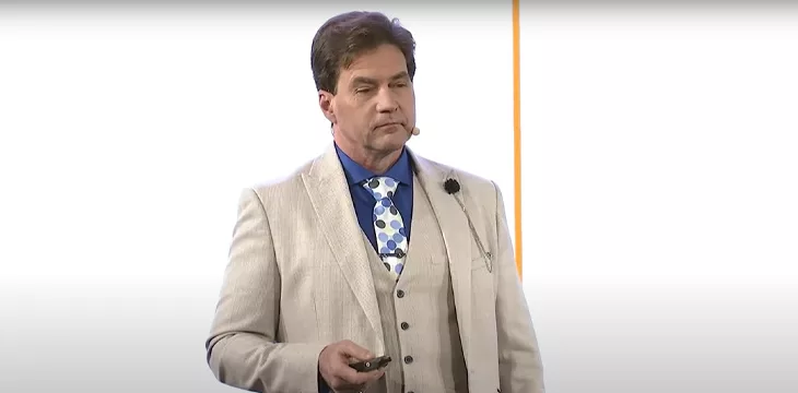 Dr. Craig S. Wright in white suit
