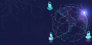 Blockchain and Data Privacy banner with no text banner