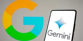 Google Gemini on a mobile phone