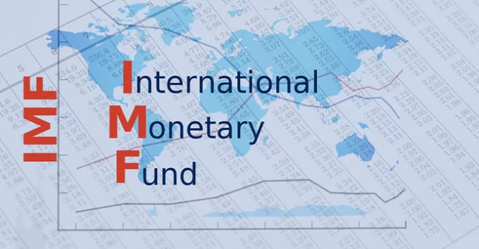 International Monetary Fund chart concept image