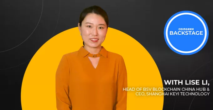 Lise Li on CoinGeek Backstage