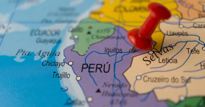 Map of Peru