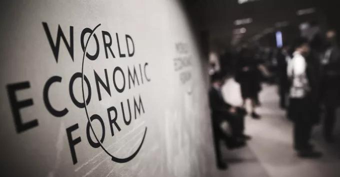 World Economic Forum hallway