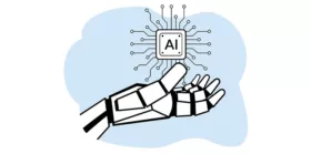 Robotic hands with AI chip