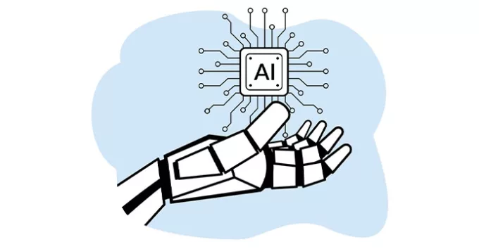 Robotic hands with AI chip