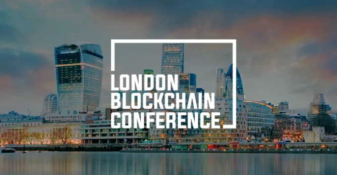 London Blockchain Conference logo with London skyline