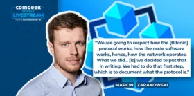 Marcin Zarakowski on CoinGeek Weekly Livestream