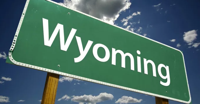 Wyoming Road Sign