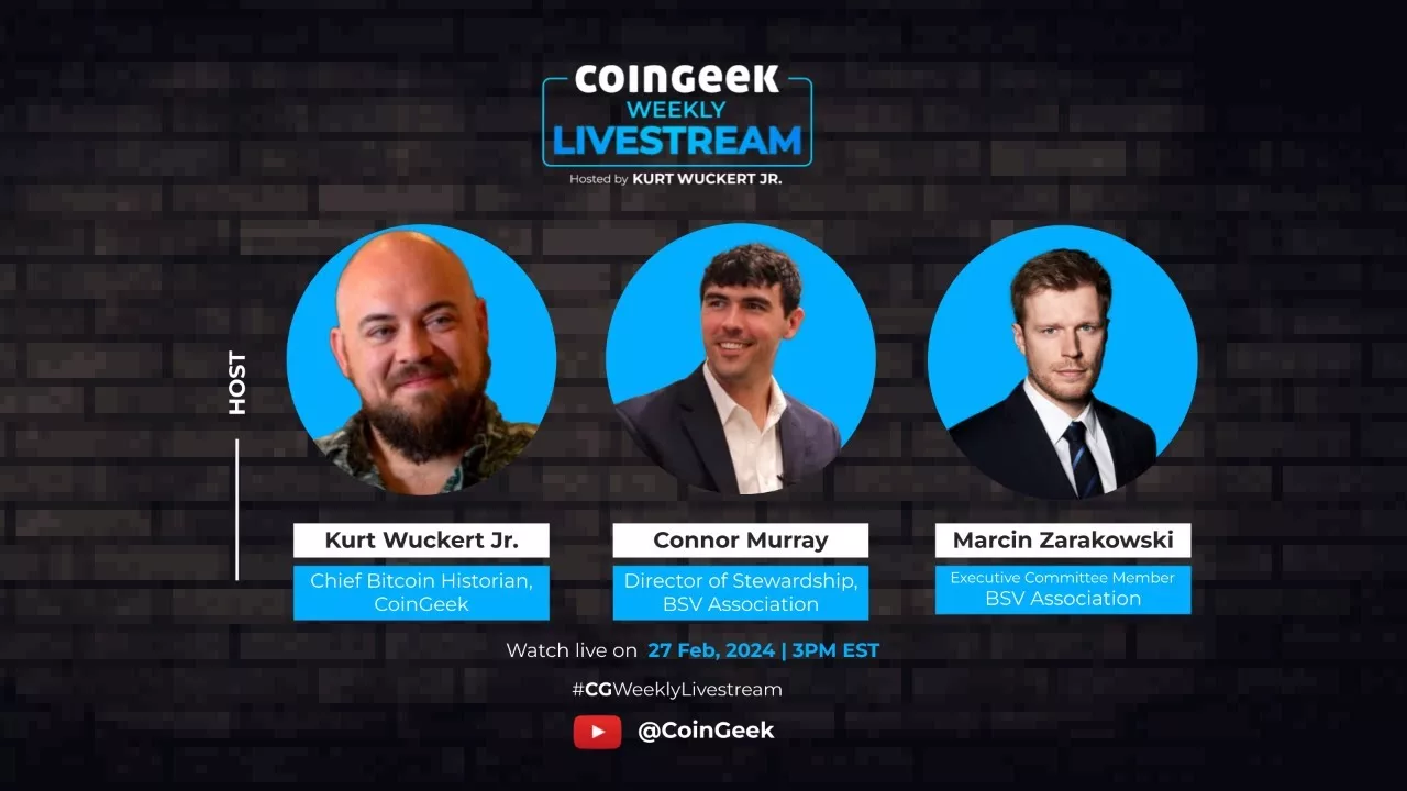 BSV Association’s Connor Murray, Marcin Zarakowski talk Network Access Rules on CoinGeek Weekly Livestream