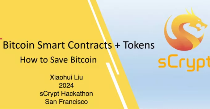 Bitcoin smart contracts and tokens presentations