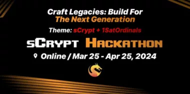 sCrypt Hackathon 2024 registration banner