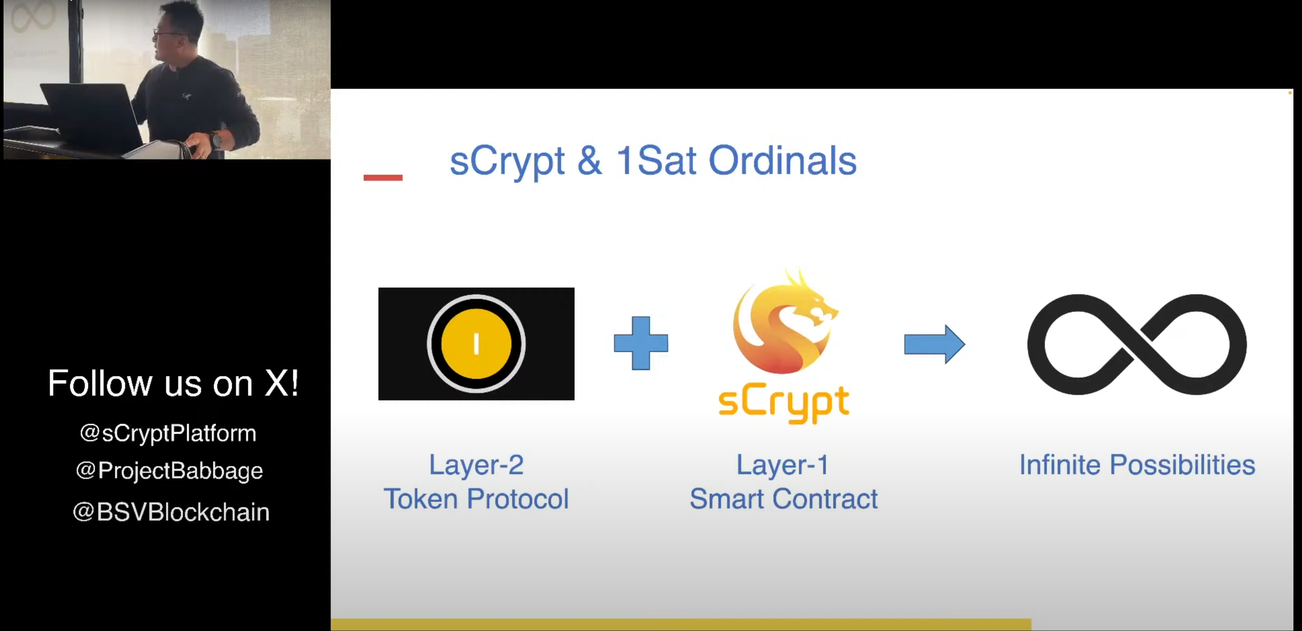 sCrypt and 1SatOrdinals presentation screenshot