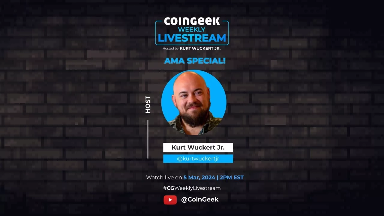 CoinGeek Weekly Livestream episode 10 season 4: AMA about blockchain