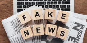 Fake News letter blocks