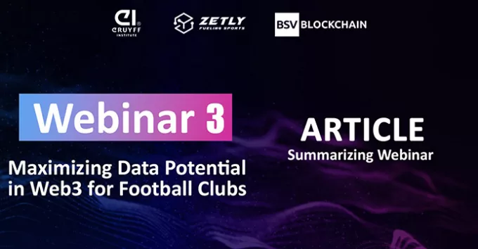 Webinar 3: Maximizing the data potential of Web3 for football clubs