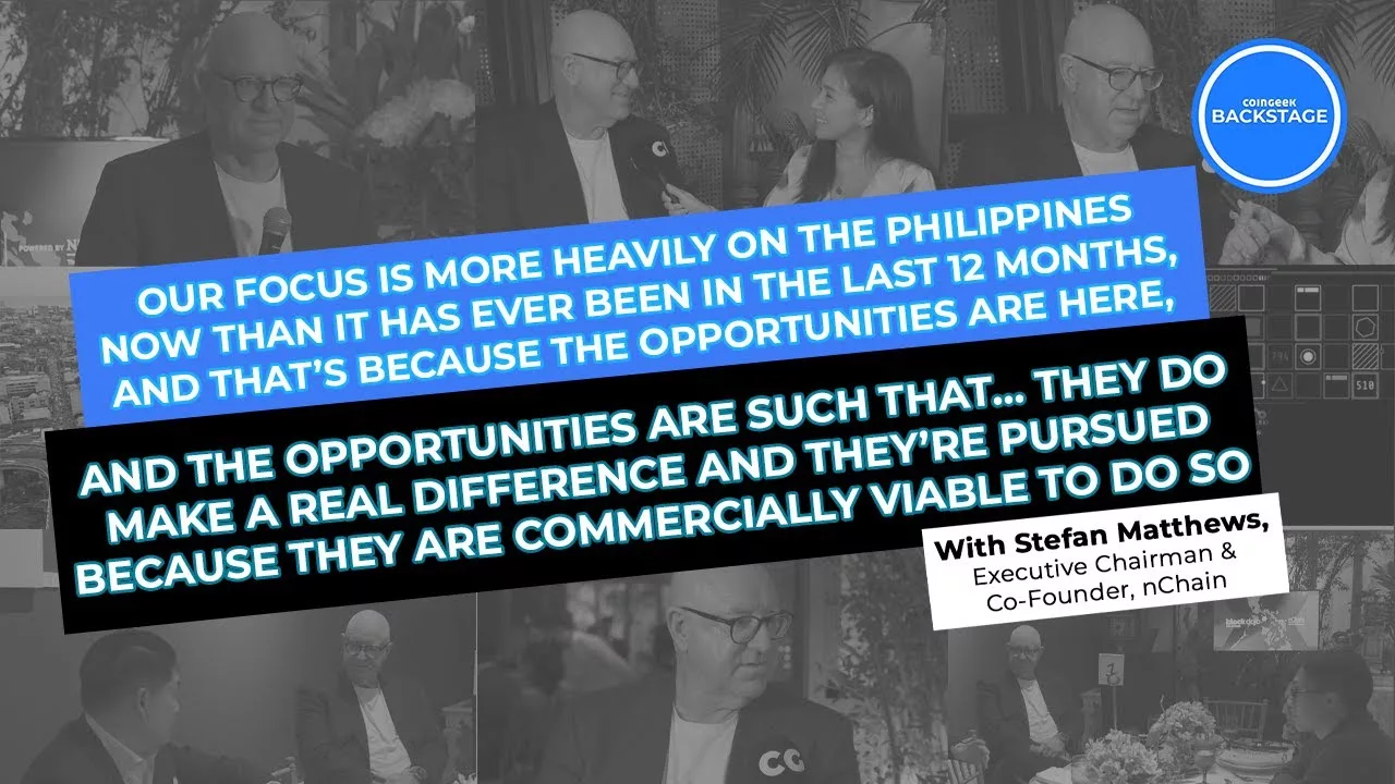 nChain’s Stefan Matthews talks developing technology solutions for the Philippines and the world