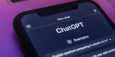 ChatGPT chatbot on a mobile phone screen