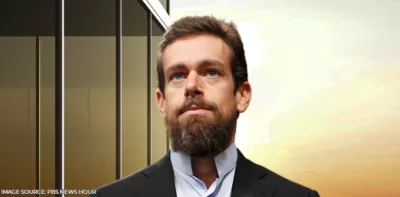 Jack Dorsey image with building background