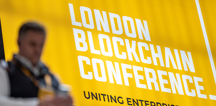London Blockchain Conference 2024 billboard