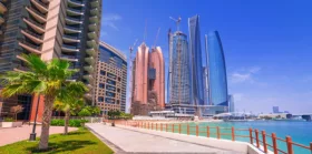 Scenery of Abu Dhabi city