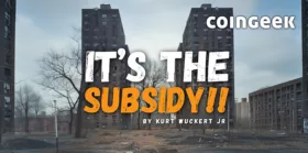 It's the subsidy banner from CoinGeek