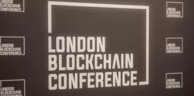 London Blockchain Conference wall