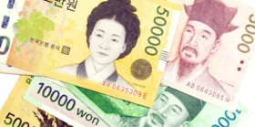 South Korea won bills