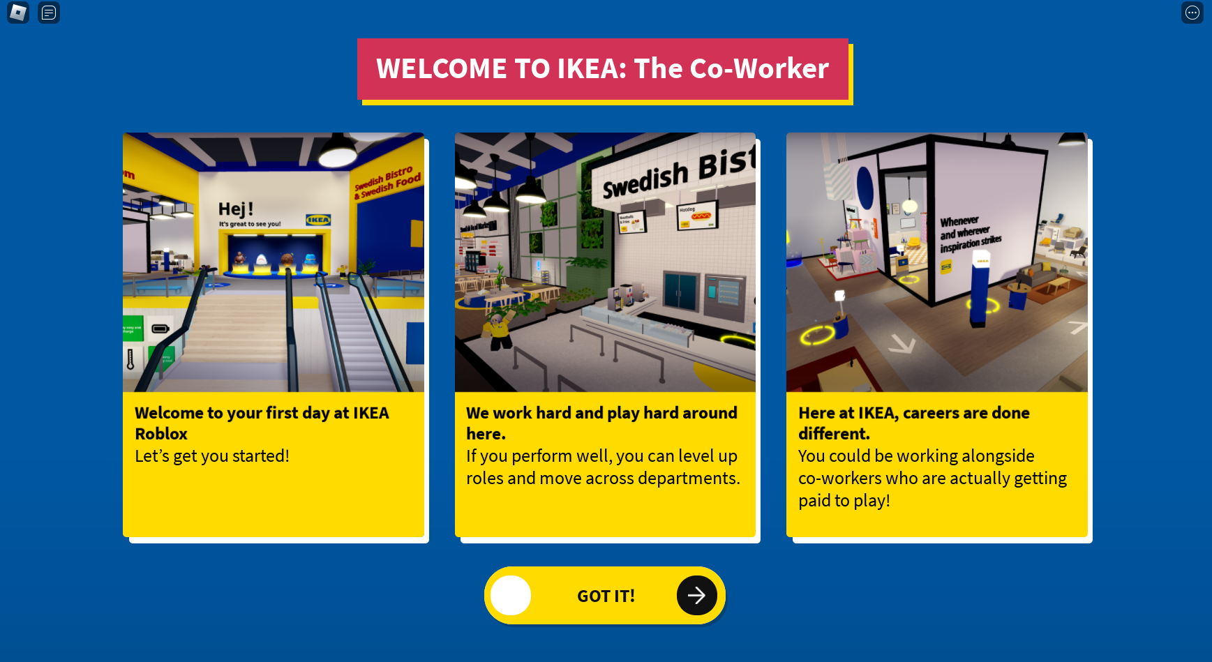 Welcome to IKEA banner