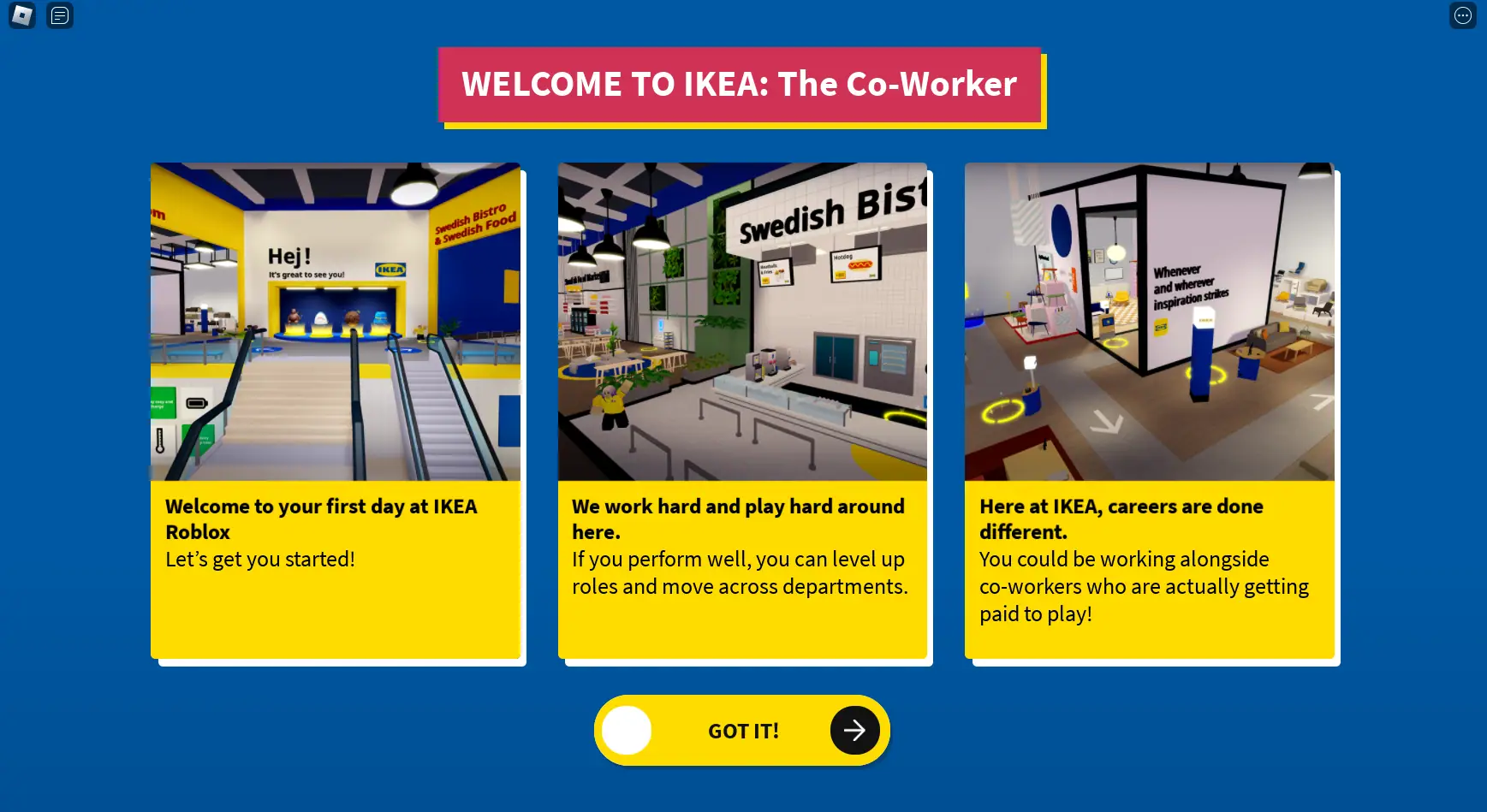 Welcome to IKEA banner