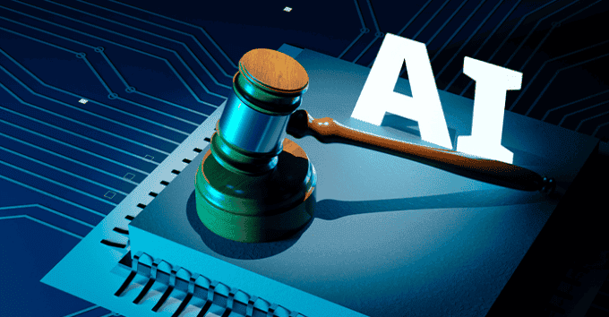 Artificial Intelligence and regulations concept image