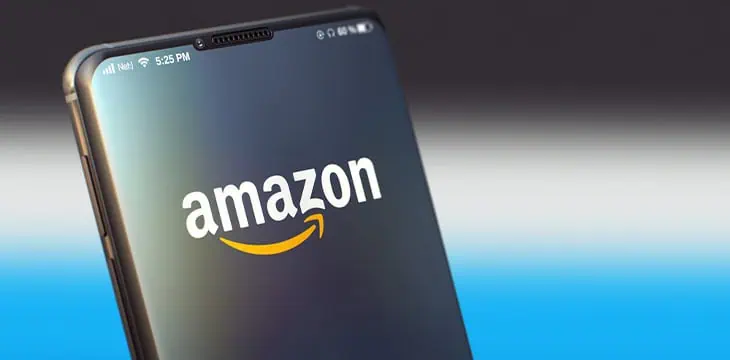 Amazon on mobile phone