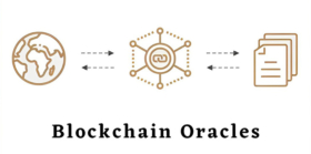 Blockchain Oracles text with illustration