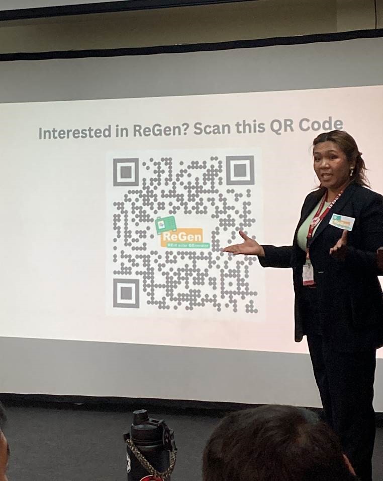 QR code presentation