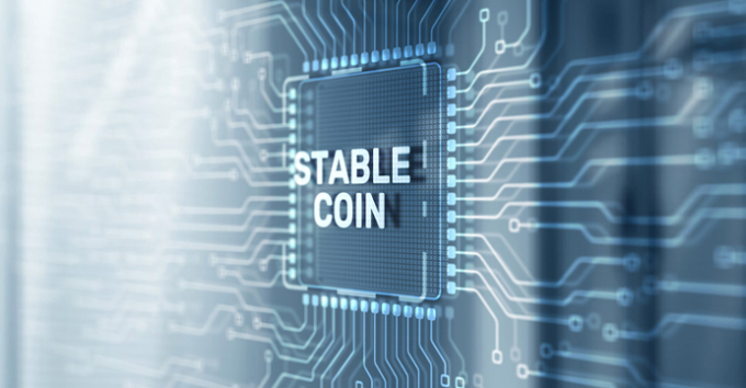 Stablecoin image concept